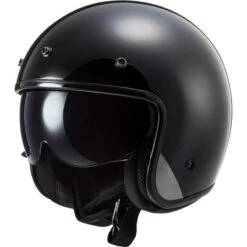 LS2 OF601 Bob Open Face Helmet (Black)