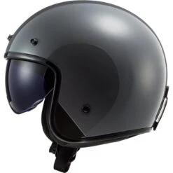 LS2 OF601 Bob Open Face Helmet (Nardo Grey) -Motorcycle Equipment Store 29725 3