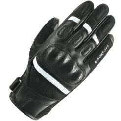 Oxford RP-6S Short Motorcycle Gloves (Black/White)