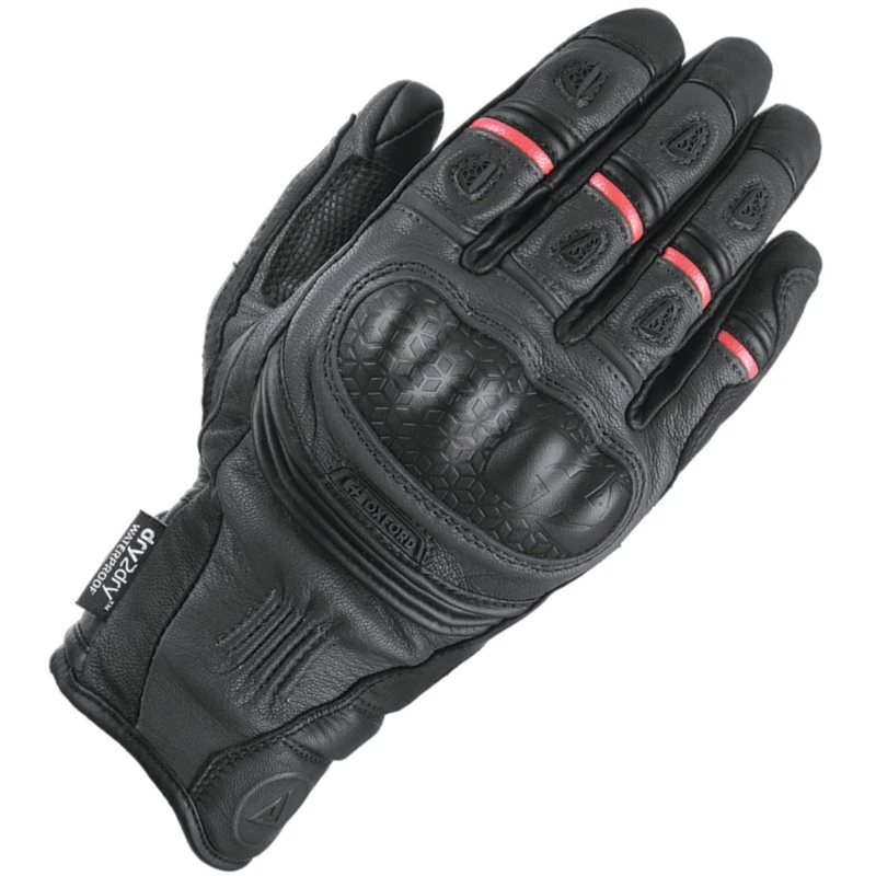 Oxford Mondial Short Laminate Gloves (Tech Black) 1 Oxford Mondial Short Laminate Gloves (Tech Black)