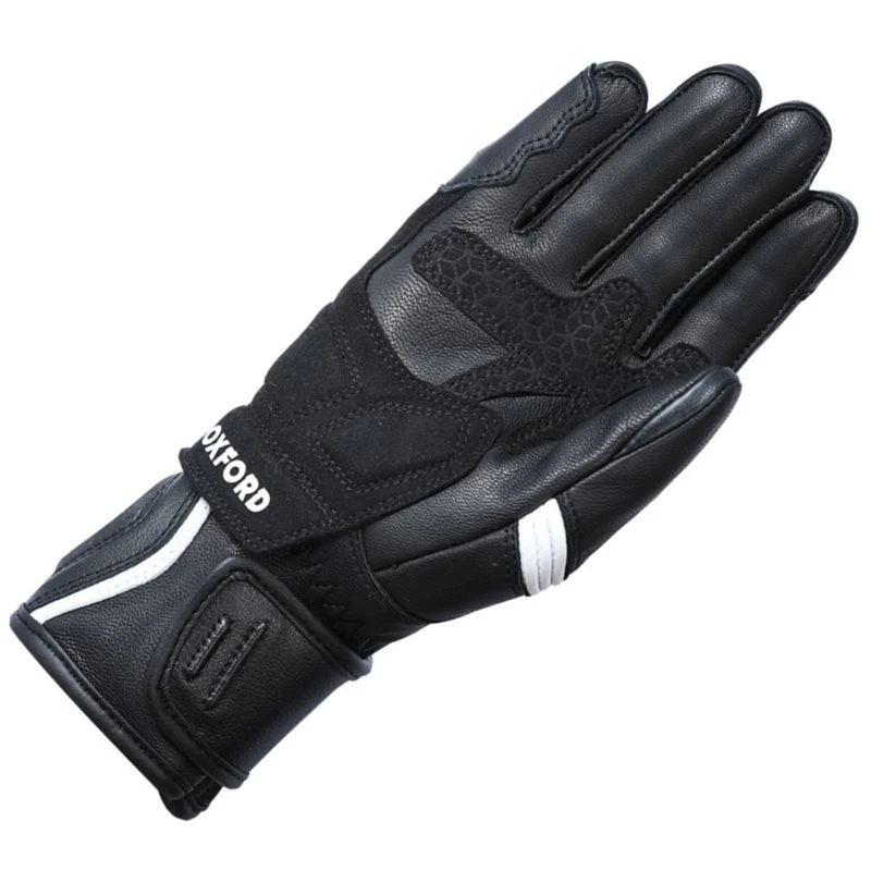 Oxford RP-5 2.0 Ladies Motorcycle Gloves (Black/White) 2 Oxford RP-5 2.0 Ladies Motorcycle Gloves (Black/White) - Image 2