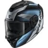 Shark Spartan GT Elgen Motorcycle Helmet (Matt Black/Silver/Blue)