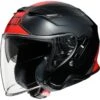 Shoei J-Cruise 2 Adagio TC1 Open Faced Helmet (Black|Red)