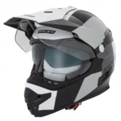 Spada Intrepid Adventure Helmet (Gloss Black/White/Grey )