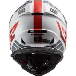LS2 MX436 Pioneer Evo Evolve Off Road Helmet (Red/White) -Motorcycle Equipment Store 30208 3