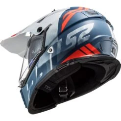 LS2 MX436 Pioneer Evo Evolve Off Road Helmet (White Cobalt) -Motorcycle Equipment Store 30209 6