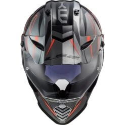 LS2 MX436 Pioneer Evo Knight Off Road Helmet (Titanium/Fluo Orange) 11 LS2 MX436 Pioneer Evo Knight Off Road Helmet (Titanium/Fluo Orange) -Motorcycle Equipment Store 30210 3