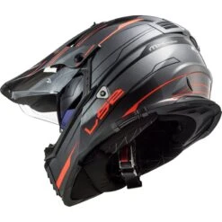 LS2 MX436 Pioneer Evo Knight Off Road Helmet (Titanium/Fluo Orange) 15 LS2 MX436 Pioneer Evo Knight Off Road Helmet (Titanium/Fluo Orange) -Motorcycle Equipment Store 30210 7