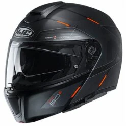 HJC RPHA 90S Bekavo Flip Front Helmet (Black/Orange)