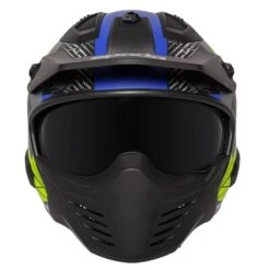 Spada Storm Open Face Helmet (Matt Black/Blue/Flo Yellow) 6 Spada Storm Open Face Helmet (Matt Black/Blue/Flo Yellow) -Motorcycle Equipment Store 30661 2