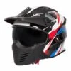Spada Storm Open Face Helmet (White/Red/Blue)