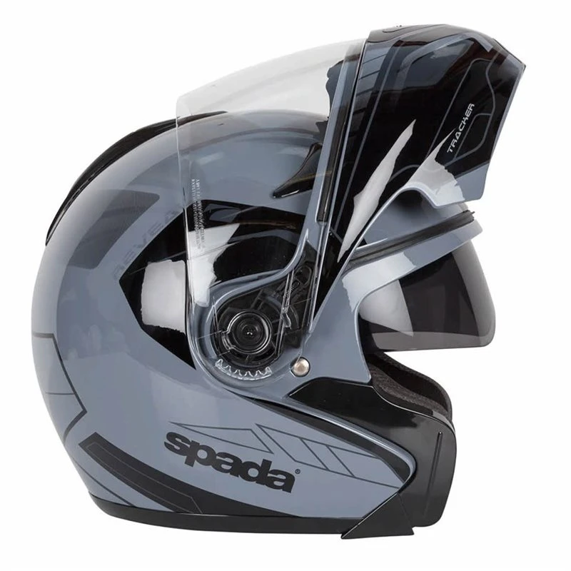Spada Reveal Tracker Flip Front Helmet (Anthracite/Black) 3 Spada Reveal Tracker Flip Front Helmet (Anthracite/Black) - Image 3