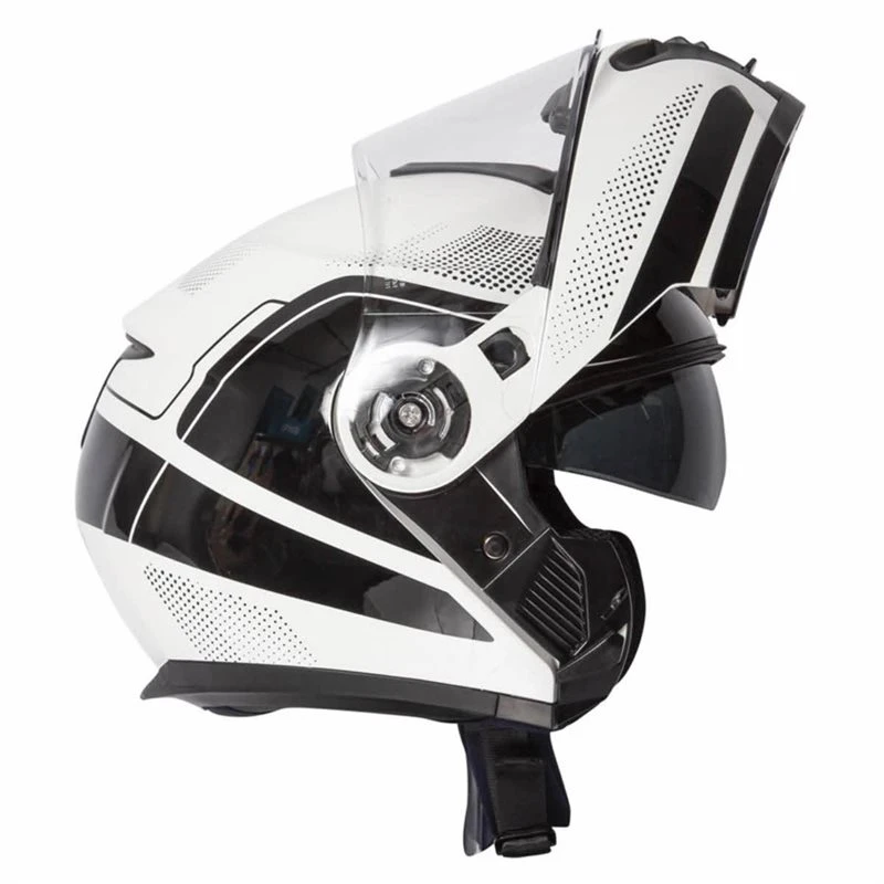 Spada Orion Pixel Flip Front Helmet (White/Black) 12 Spada Orion Pixel Flip Front Helmet (White/Black) - Image 12