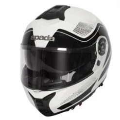 Spada Orion Pixel Flip Front Helmet (White/Black)
