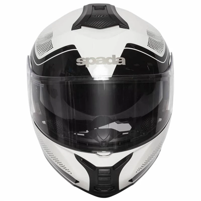 Spada Orion Pixel Flip Front Helmet (White/Black) 4 Spada Orion Pixel Flip Front Helmet (White/Black) - Image 4