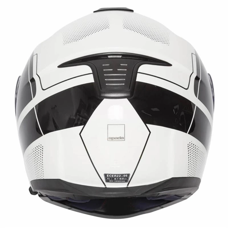 Spada Orion Pixel Flip Front Helmet (White/Black) 7 Spada Orion Pixel Flip Front Helmet (White/Black) - Image 7