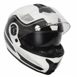 Spada Orion Pixel Flip Front Helmet (White/Black) 20 Spada Orion Pixel Flip Front Helmet (White/Black) -Motorcycle Equipment Store 30731 8