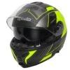 Spada Orion Whip Flip Front Helmet (Matt Black/Flo Yellow)
