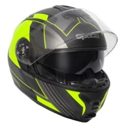Spada Orion Whip Flip Front Helmet (Matt Black/Flo Yellow) 16 Spada Orion Whip Flip Front Helmet (Matt Black/Flo Yellow) -Motorcycle Equipment Store 30732 7