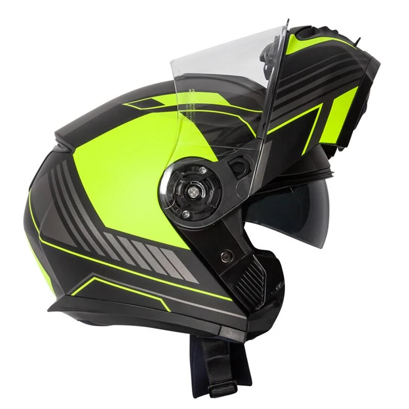 Spada Orion Whip Flip Front Helmet (Matt Black/Flo Yellow) 9 Spada Orion Whip Flip Front Helmet (Matt Black/Flo Yellow) - Image 9