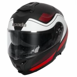 Spada Orion Pixel Flip Front Helmet (Matt Black/Red/White)