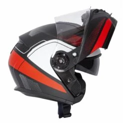 Spada Orion Pixel Flip Front Helmet (Matt Black/Red/White) -Motorcycle Equipment Store 30736 9