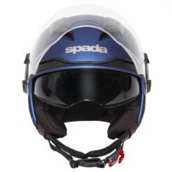 Spada Lycan Open Face Helmet (Matt Blue) -Motorcycle Equipment Store 30740 4