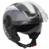 Spada Lycan Strobe Open Face Helmet (Matt Black/White)