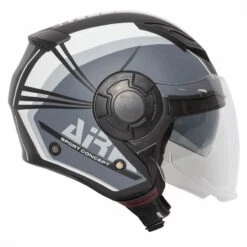 Spada Lycan Strobe Open Face Helmet (Matt Black/White) -Motorcycle Equipment Store 30741 6