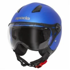 Spada Hellion Open Face Helmet (Matt Blue) -Motorcycle Equipment Store 30752 4