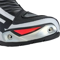 Richa Velocity Motorcycle Boots (Black/White) -Motorcycle Equipment Store 30984 4