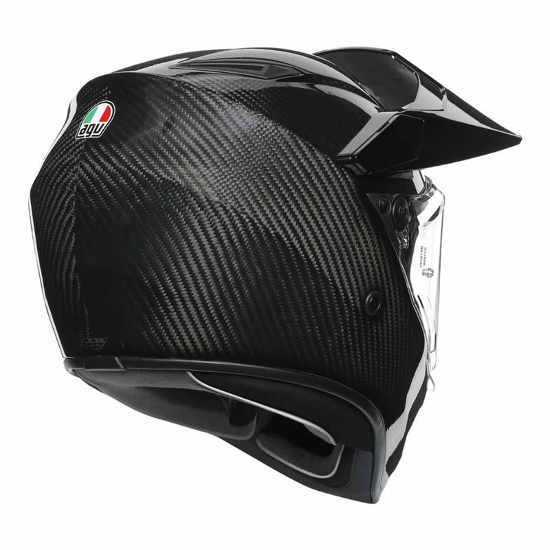 AGV AX9 Adventure Motorcycle Helmet (Gloss Carbon) 3 AGV AX9 Adventure Motorcycle Helmet (Gloss Carbon) - Image 3