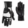 RST Turbine CE Leather Gloves 2669 (Black/White)