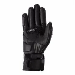 RST Turbine CE Leather Gloves 2669 (Black/White) -Motorcycle Equipment Store 31182 2