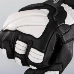 RST Turbine CE Leather Gloves 2669 (Black/White) -Motorcycle Equipment Store 31182 3