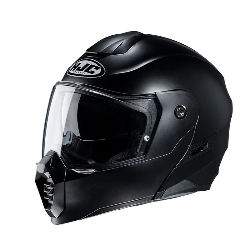 HJC C80 Flip Front Motorcycle Helmet (Matt Black) 2 HJC C80 Flip Front Motorcycle Helmet (Matt Black) - Image 2