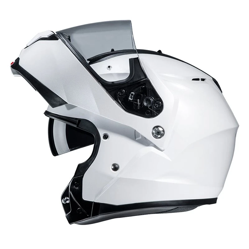 HJC C91 Flip Front Helmet (White) 2 HJC C91 Flip Front Helmet (White) - Image 2