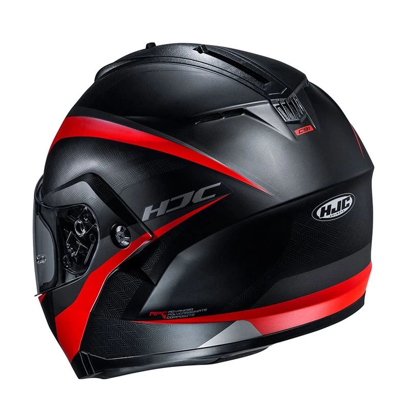 HJC C91 Taly Flip Front Helmet (Red) 3 HJC C91 Taly Flip Front Helmet (Red) - Image 3