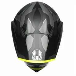 AGV AX9 Siberia Matt Motorcycle Helmet (Black/Flo Yellow) -Motorcycle Equipment Store 31505 5