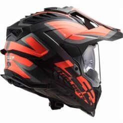 LS2 MX701 Explorer Alter Off Road Helmet (Matt Black/Fluo Orange) -Motorcycle Equipment Store 31705 2