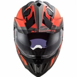 LS2 MX701 Explorer Alter Off Road Helmet (Matt Black/Fluo Orange) -Motorcycle Equipment Store 31705 6