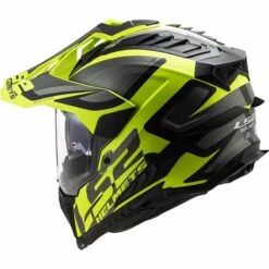 LS2 MX701 Explorer Alter Off Road Helmet (Matt Black/Hi-Vis Yellow) -Motorcycle Equipment Store 31706 5