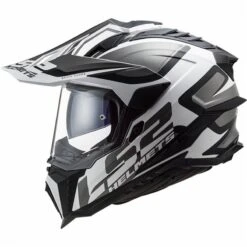 LS2 MX701 Explorer Alter Off Road Helmet (Matt Black/White) -Motorcycle Equipment Store 31707 2