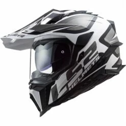 LS2 MX701 Explorer Alter Off Road Helmet (Matt Black/White) -Motorcycle Equipment Store 31707 3