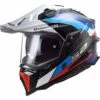 LS2 MX701 Explorer Carbon Frontier Off Road Helmet (Gloss Black/Blue)