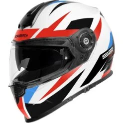 Schuberth S2 Sport Polar Blue Helmet (White/Black/Red/Blue)