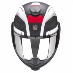 Scorpion Exo Tech Trap Flip Front Helmet (Black/Red/White) -Motorcycle Equipment Store 31768 2