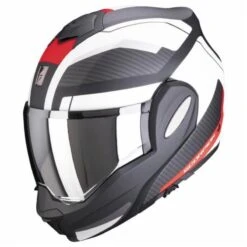 Scorpion Exo Tech Trap Flip Front Helmet (Black/Red/White)