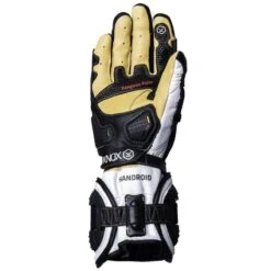 Knox Handroid Gloves MK4 (Black/White) -Motorcycle Equipment Store 31818 4