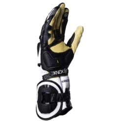 Knox Handroid Gloves MK4 (Black/White) -Motorcycle Equipment Store 31818 9